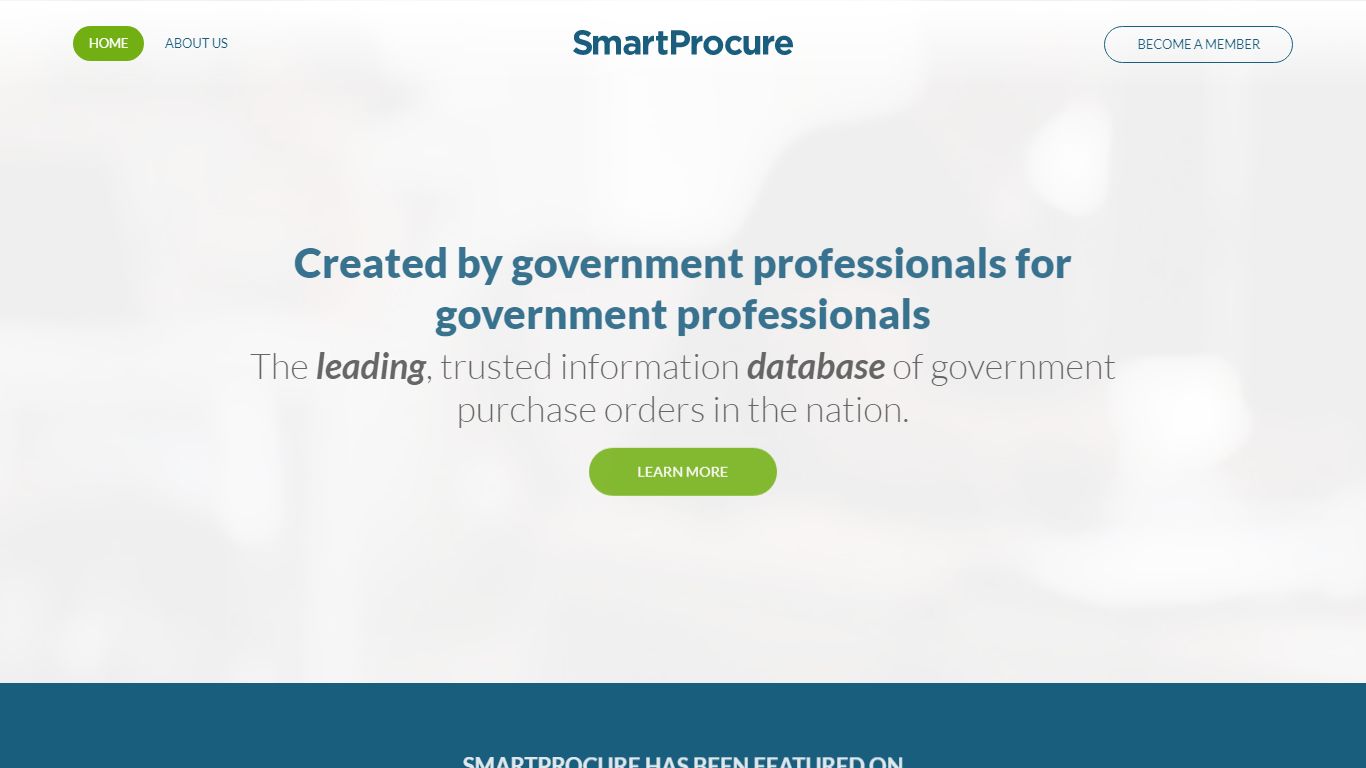 SmartProcure – The leading trusted information database of ...